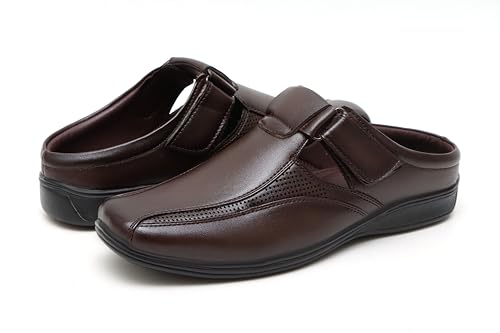 Image of BRUTE Leather Sandals for Men | Fisherman Sandals | Half Sandals