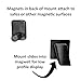 Hammy3DPrints Mount for Springfield Echelon - Magnetic | Pistol Holder Handgun Storage Rack (Facing Left)