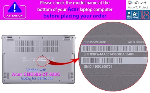 Coque Acer Chromebook Plus 515 CBE595-2 rigide 15.6 pouces