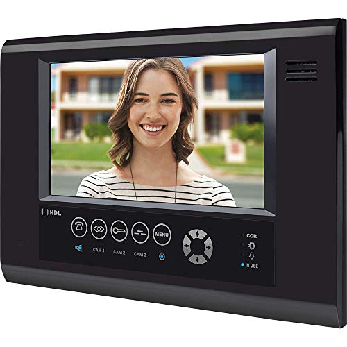 Vídeo Porteiro Eletrônico HDL Sense Seven S Função Siga-me Viva-voz e Alarme (Preto)