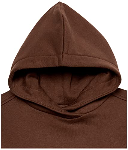 Amazon Essentials AEK10072F23/AEK10073F23_DEEP BROWN Unisex Kids' Modern Sweat Set thumb #2