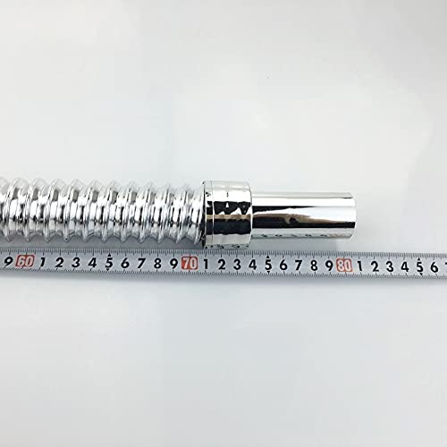 Desagüe flexible de acero inoxidable con bajante extensible para lavabos de baño 7