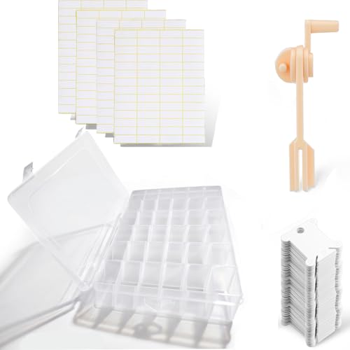 Embroidery Floss Organizer, Cross Stitch Thread Storage Box with 36