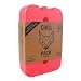 LunchFox Chill Pack Reusable Flat Ice Packs for Neoprene Lunchbox - (2 Pack - Blush Pink)