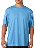 A4 Men's Cooling Performance Crew Short sleeve, Light Blue, Large