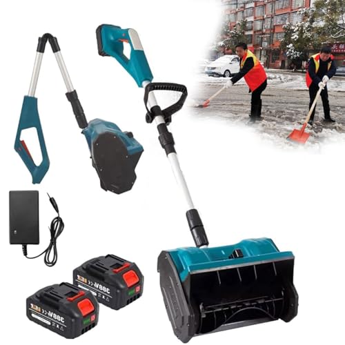 Pelle à neige électrique sans fil pliable pour allées et trottoirs