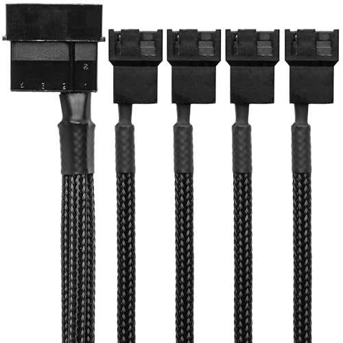 Cable adaptador Molex a 4 pines para ventilador de ordenador de 30cm