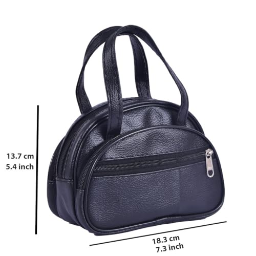 Image of Women's Stylish Trendy Leather Mini Handbag - Fashionable, Compact Purse for Casual and Formal Occasions