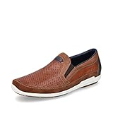 Rieker Herren Slipper 09055, Männer Slip On,Mokassins,Halbschuhe,Slip-ons,Slides,Schlupfschuhe,schluepfschuhe,Loafer,College,braun (22),41 EU / 7.5 UK