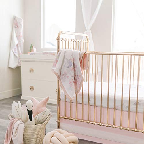 Oilo Newborn Baby Blanket |Gender-Neutral Lightweight Double-Layer Travel Plush Wrap | Breathable Thick Fluffy Throw Blanket |Cute Cuddle Cotton Fabric Comforter |Soft Receiving Toddler/Infant Quilts #TOP6