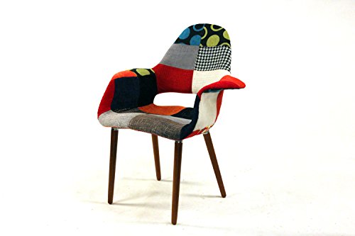 Stilnovo The Organic Chair, Patchwork/Wood #TOP2