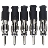 SKEJHG Gang za 5 pcs/Lote Coche CD Adaptador de Enchufe de Antena aérea Masculina de Radio Conector de Mango de plástico