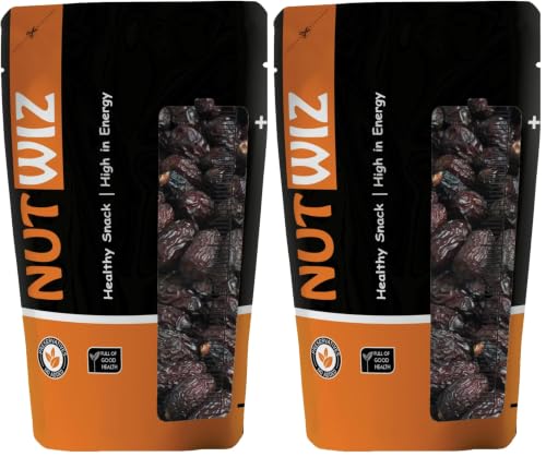 Image of Nutwiz Dried Fruits Nuts And Seeds (Lal Khajoor /Red Dates, 250g) (Pack of 2)