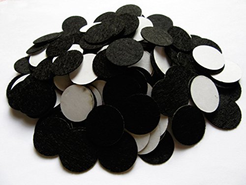 Image of YYCRAFT 100 pcs of Adhesive Felt 1.5 inch(35mm) Circles for DIY and Sewing Handcraft Various Package Sizes Wholesale, Die Cut DIY Projects