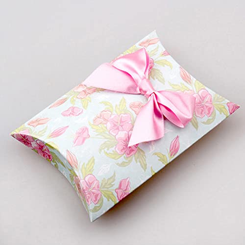 Duories Pack of 50 Small Satin Christmas Bows Gift Ribbon Handmade Satin Ribbon Bowknot for Gift Packaging Handmade DIY, Wedding (Red) - Image 4