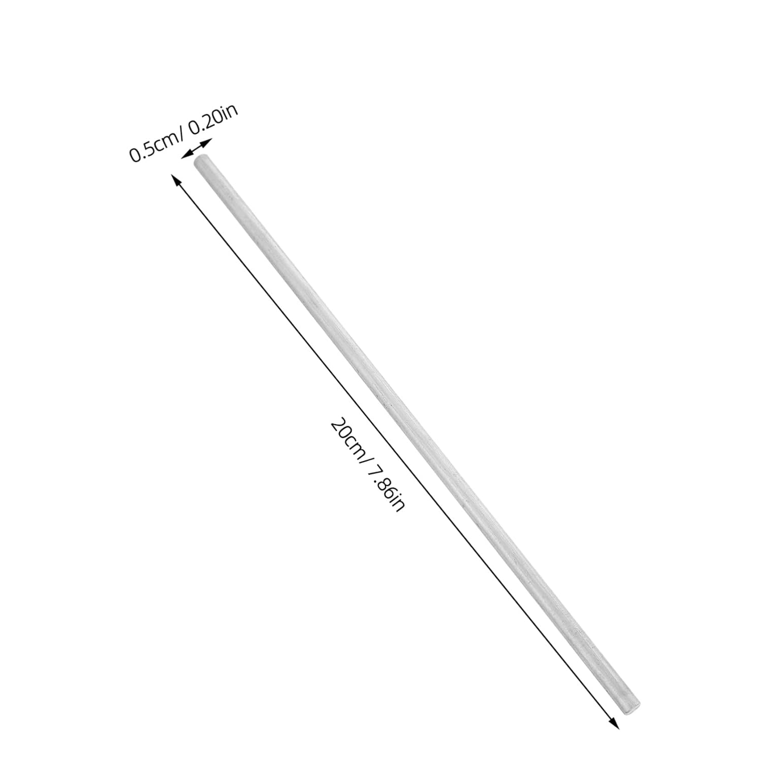 Aluminum Thermal Conductivity Rods Conductive Bars 4pcs Silver with Flexible DIY Application for Physics Lab Heat Transfer for Science Experiment Kit Assembly
