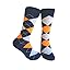 Navy/Orange/Light Heather Gray