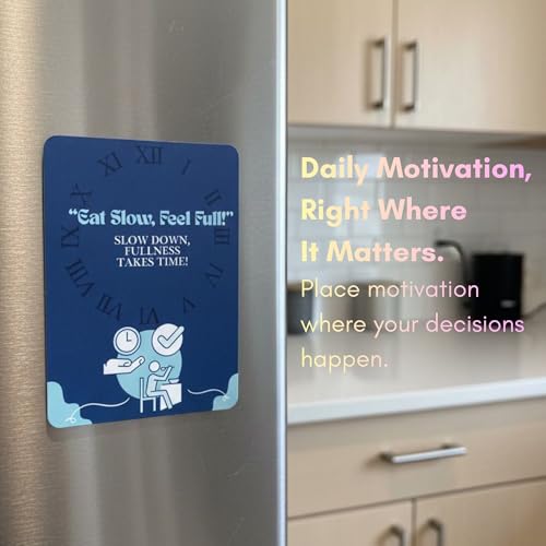 Imanes decorativos motivacionales para dieta y fitness, pack 15 miniatura 2