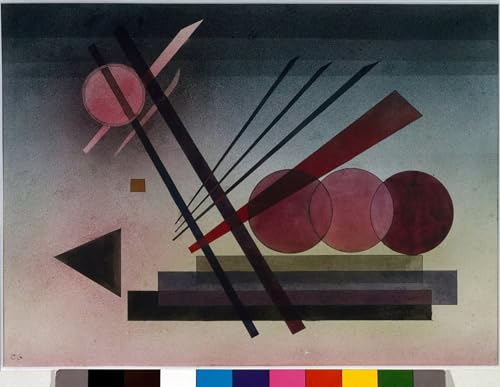 Image sur toile Vassily Kandinsky expressionnisme tableau deco chambre coucher 60x90
