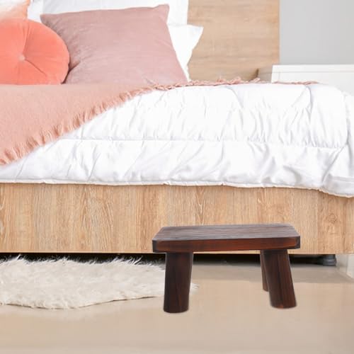 Tabouret marchepied bois pin antidérapant évite les chutes - 7