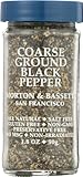 Morton & Bassett Coarse Ground Black Pepper, 1.8-Ounce Jars (Pack of 3)
