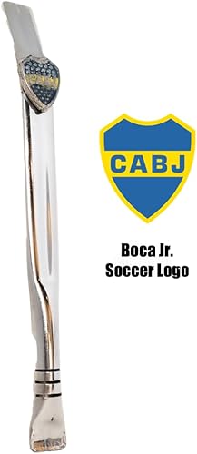 Miniatura 2 de Bombilla de Yerba Mateté de Acero Inoxidable Fabricado en Argentina, con difusor térmico de bronce. Sistema de muelles de desmontaje único para una