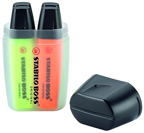 Image of STABILO Boss Original Pack of 4 Highlighters, Assorted Colours