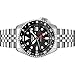 SEIKO SSK001 Automatic Watch for Men - 5 -Sports - Black Dial with Date Calendar and Luminous Hands & Markers and Black & Gray GMT Bezel, 100m Water-Resistant