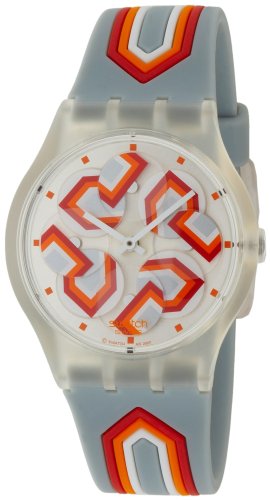 Swatch Unisex Wrist Watch Moving Flower Supk100 with Plastic Strap