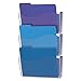 Universal UNV53682 3-Pocket Wall File Starter Set - Letter Size, Clear (1-Set)