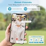 2K HD Doorbell Camera Wireless with Included Ring Chime, Smart Video Doorbell for Home Security, AI Human Detection, Two Way Audio, Cloud Storage, Night Vision, Battery Powered, 2.4G WiFi. - Image 4