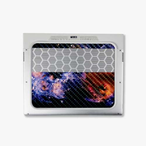 Image of MightySkins Carbon Fiber Skin Compatible with Alienware X14 R2 (2023) Full Wrap Kit - Andromeda | Protective, Durable Textured Carbon Fiber Finish | Easy to Apply & Change Styles | Made in The USA