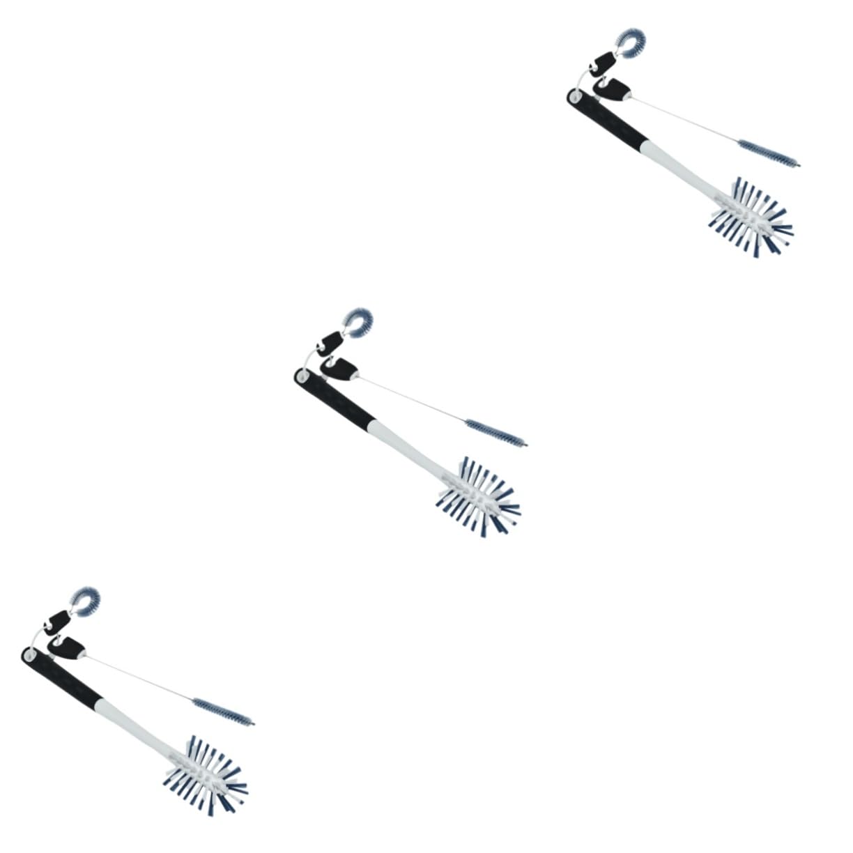 GLEAVI 3 Pezzi 3 1 All-in-1 Set Di Spazzole Per La Pulizia Dei Biberon Set Di Supporti Per Bottiglie Provette Piastrelle Cannucce E Necessità Di Pulizia