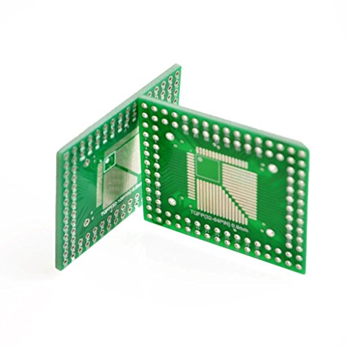 10pcs/lot FQFP TQFP 32 44 64 80 100 LQF SMD Turn dip 0.5/0.8 mm Adapter Plate &