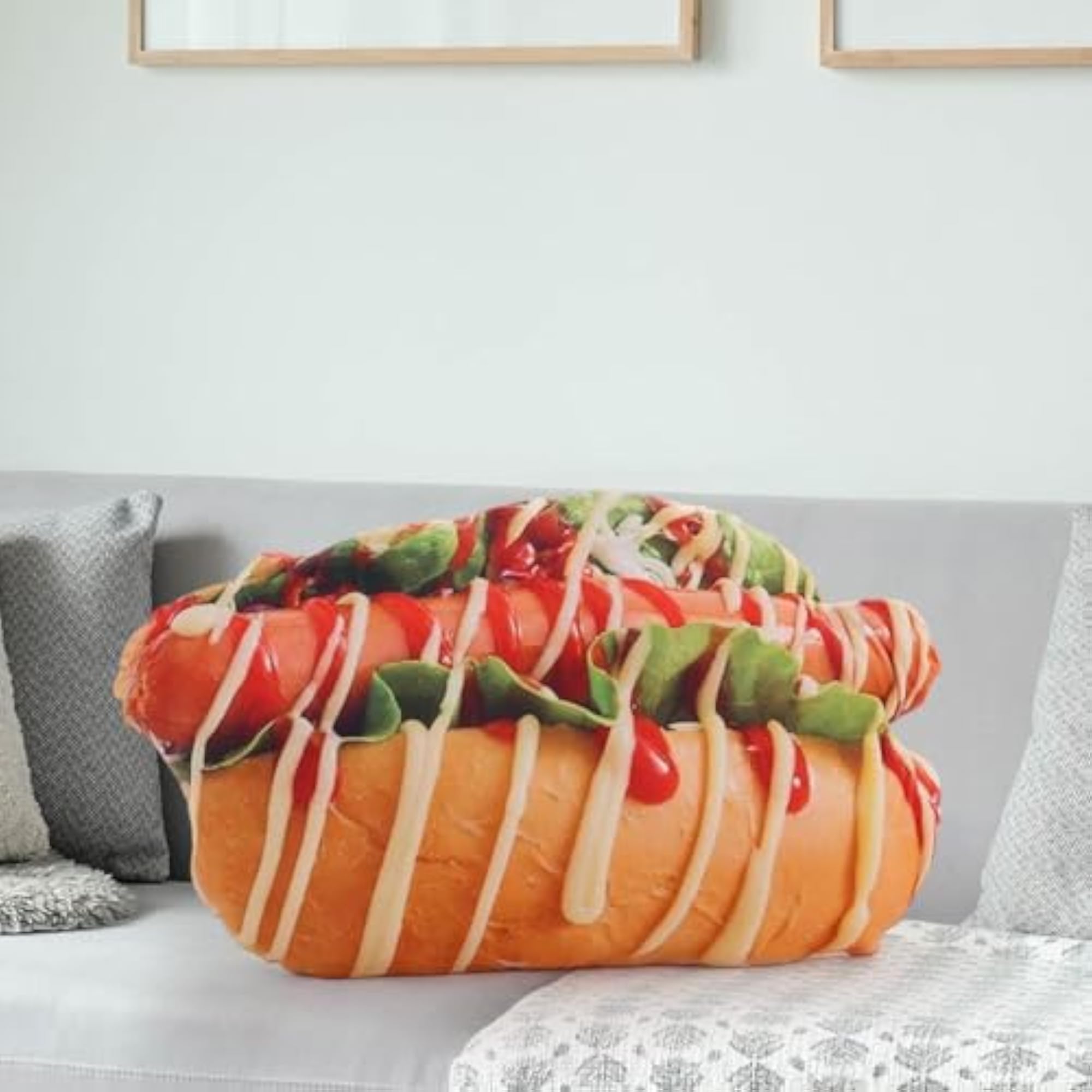 Simulation Food Shape Cartoon Plush Pillow for Home Decor