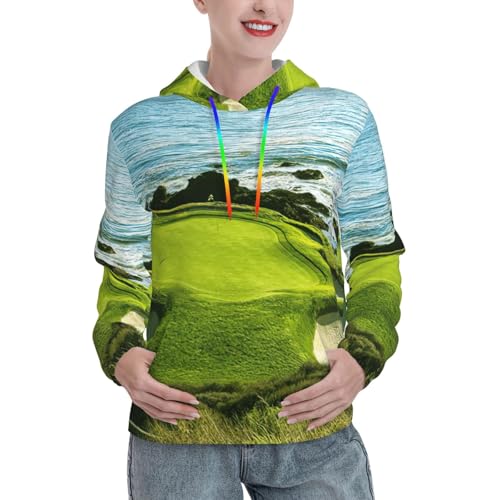 Sweat à capuche golf de plage femme EdWal pull idéal pour la brise