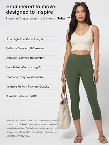 Image of Conceited High Waisted Ultra Soft Leggings for Women - Full Length, Capri Length and Biker Shorts - Available in Plus Size
