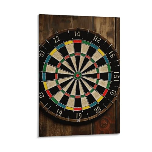 Tableau de fléchettes pour habiller un mur de salon peinture sur toile HEBVNJF