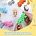 JOYIN 12 Pcs 3D Printed Animals Set, Mini Animals 3D Printed Toys - Cute Articulated Flexible Figurines Fidget Toys for Party Favors Birthday Gifts Desk Pets Office Home Decor