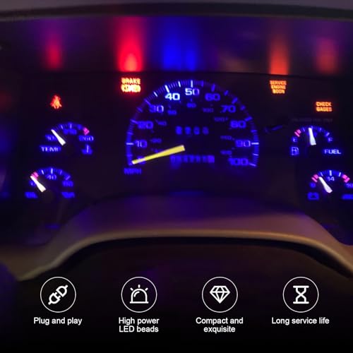 10 piezas de bombillas LED T10 para automóvil miniatura 3
