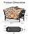 Artibear 28 Inch Firewood Rack with 900D Canvas Log Carrier Bag, Outdoor Indoor Log Holder for Fireplace, Heavy Duty Fire Wood Log Stand, Wood Pile Stacker Storage Organizer Tool for Patio Deck, Black