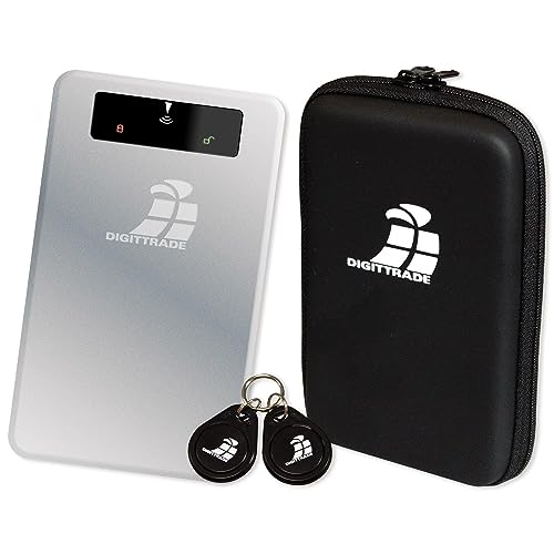 Preisvergleich Produktbild Digittrade RS256 RFID Portable robuste Externe Festplatte 4TB (6,4cm (2,5 Zoll), USB 3.0) Anti-Shock Aluminium-Gehäuse mit Verschlüsselung Silber