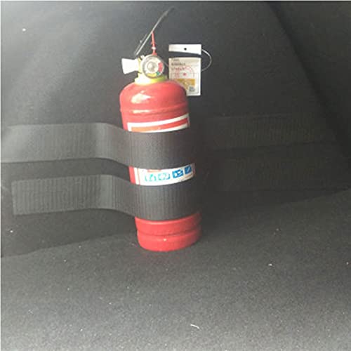 JIANGLILONG 4pcs/Set Car Trunk Organizer Fire Extinguisher Mount Straps Storage Bag Tapes Fixing Bandage Bracket Stickers Straps
