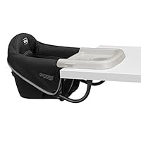Chicco QuickSeat Hook-On Chair, Portable High Chair for Babies and Toddlers, for Children up to 37 lbs., Travel-Friendly | Graphite/Grey