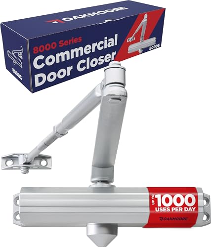 Heavy Duty Automatic Door Closer ADA UL Grade 1 Silver