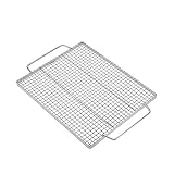 キャンピングムーン（CAMPING MOON）極太ステンレス焼網 バーベキューコンロ 焚火台 Lサイズ MT-045 現行品専用 替え網 MT-045-W (クリップ金網)