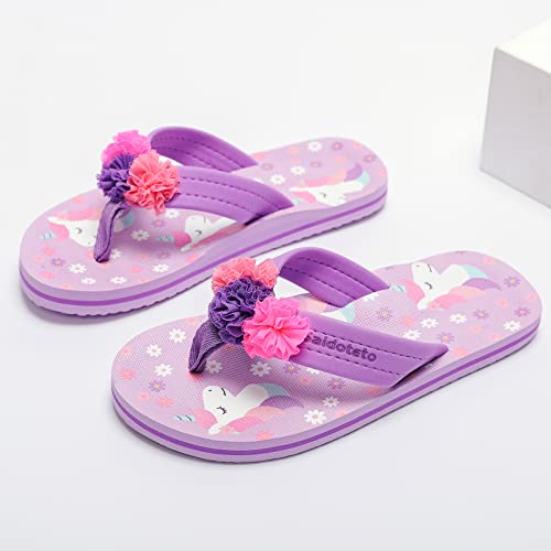 Image of Saidoteto Boys Girls Flip Flops Child Summer Slip-on Thong Sandals Beach Pool Water Shoes(Little /Big Kid)