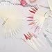 160 Piece Nail Swatch Sticks - Natural Stiletto Nail Display Tips - Color Swatches - Pointed Tip Nail Art Practice Tips - Sample Sticks