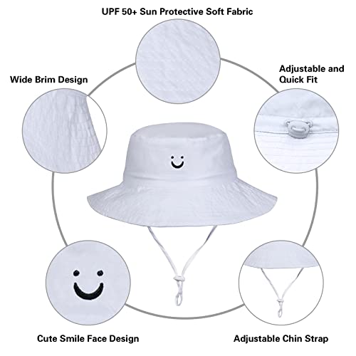 Maxnova Baby Bucket Hat 6-12 Months,12-24 Months,2 Packs #TOP4