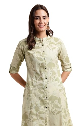 Image of MIRCHI FASHION Women Rayon Sequin Embroidery and Polka Dots Print Straight Kurta